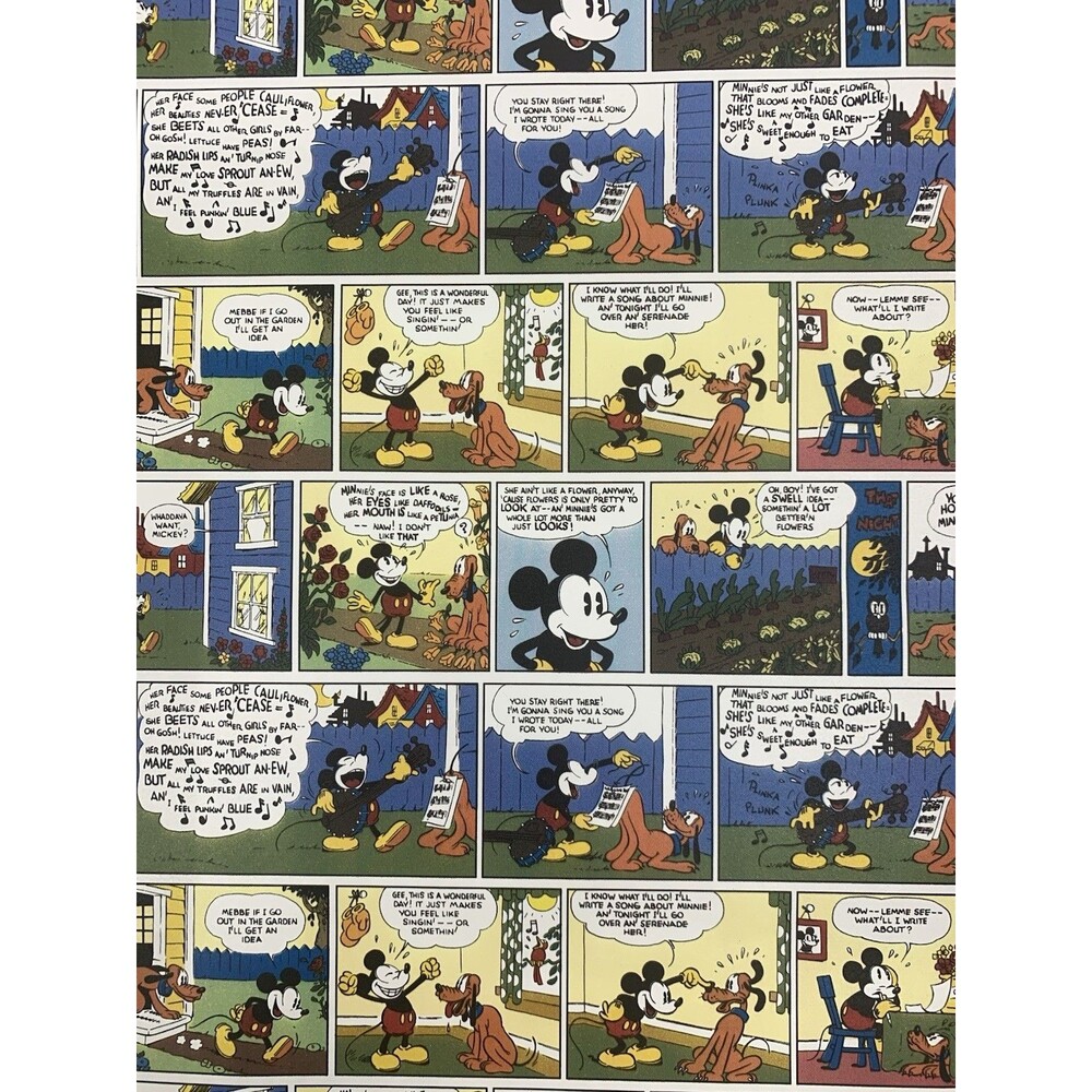 Vintage Imperial Mickey Mouse Wallpaper DFO59691, 20.5 Inches Wide X 11yds Long.